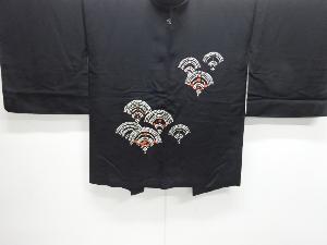 青海波模様一ツ紋絵羽織